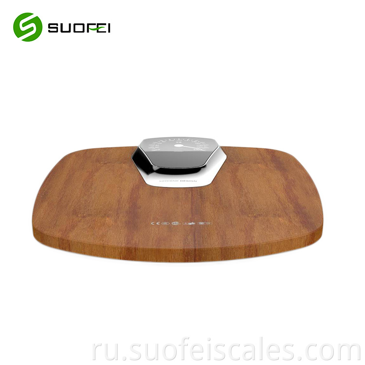 sf 122 bamboo bathroom digital body scale 180kg